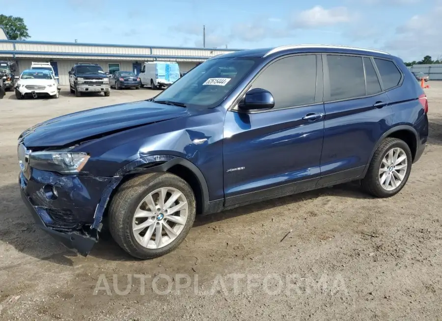 BMW X3 XDRIVE2 2016 vin 5UXWX9C59G0D88424 from auto auction Copart