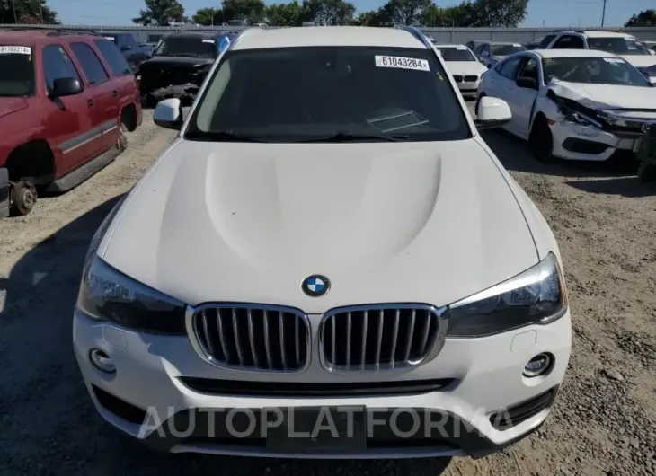 BMW X3 XDRIVE2 2015 vin 5UXWY3C5XF0E96396 from auto auction Copart