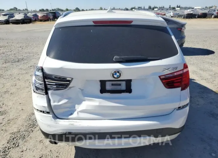 BMW X3 XDRIVE2 2015 vin 5UXWY3C5XF0E96396 from auto auction Copart