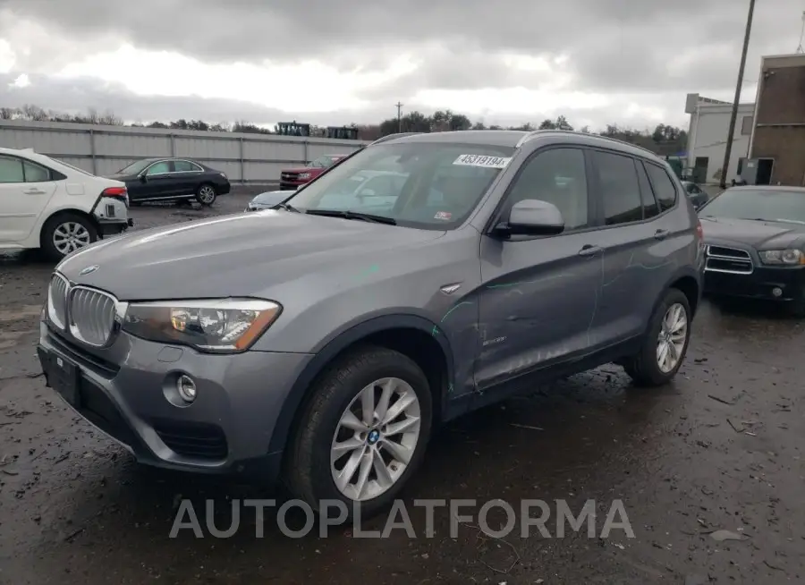 BMW X3 SDRIVE2 2016 vin 5UXWZ7C55G0R32431 from auto auction Copart