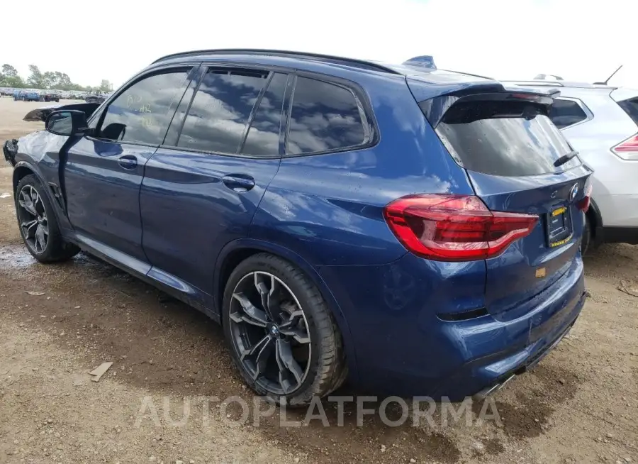 BMW X3 M COMPE 2020 vin 5YMTS0C07LLT10188 from auto auction Copart