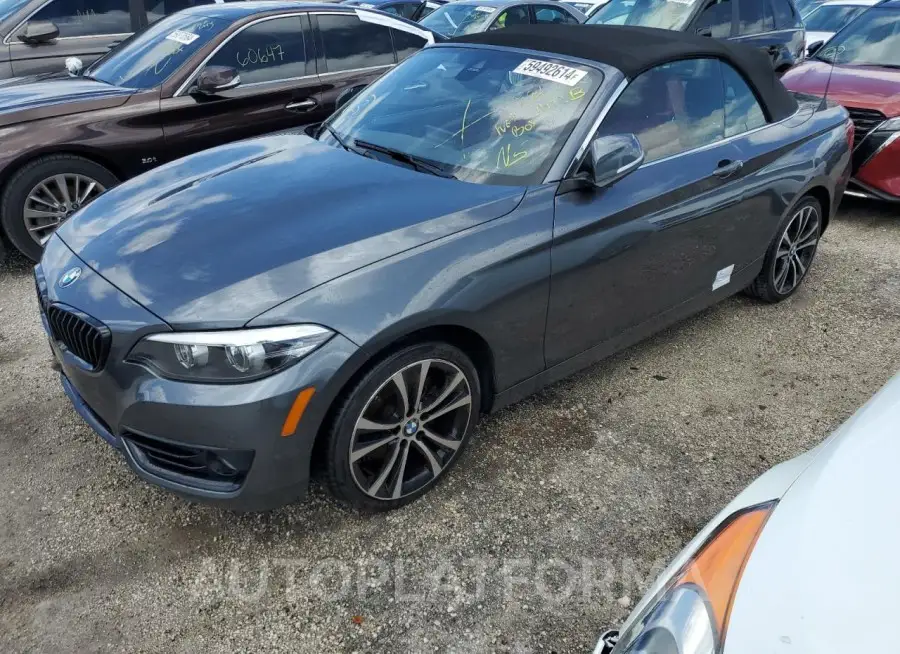 BMW 230I 2020 vin WBA2M7C01L7D96842 from auto auction Copart