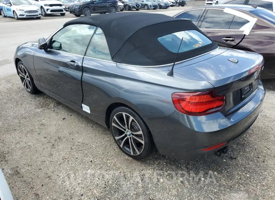 BMW 230I 2020 vin WBA2M7C01L7D96842 from auto auction Copart