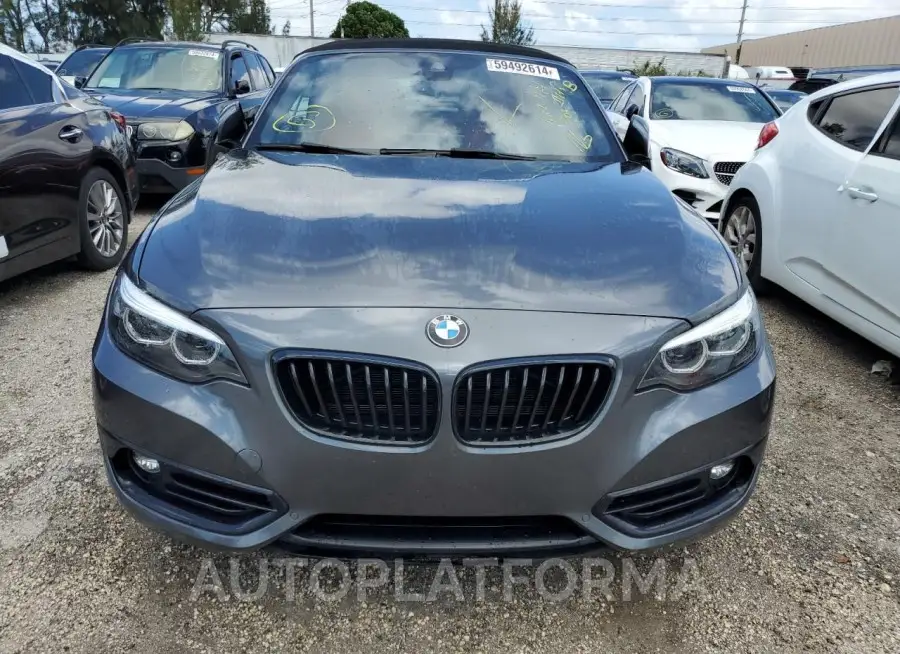 BMW 230I 2020 vin WBA2M7C01L7D96842 from auto auction Copart