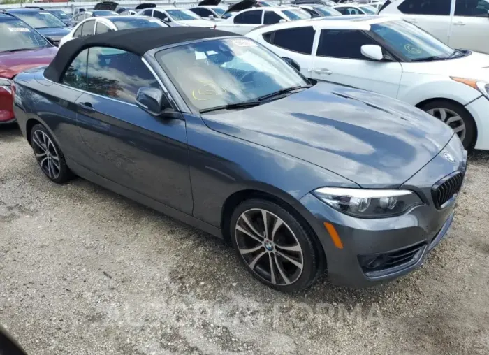 BMW 230I 2020 vin WBA2M7C01L7D96842 from auto auction Copart