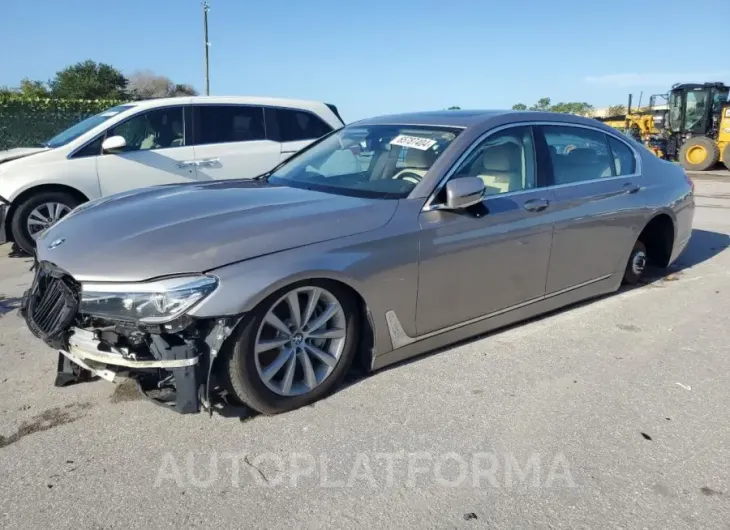 BMW 740 I 2018 vin WBA7E2C57JG743022 from auto auction Copart