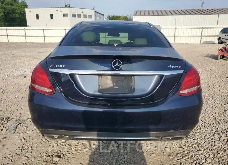 MERCEDES-BENZ C 300 4MAT 2018 vin WDDWF4KBXJR358384 from auto auction Copart