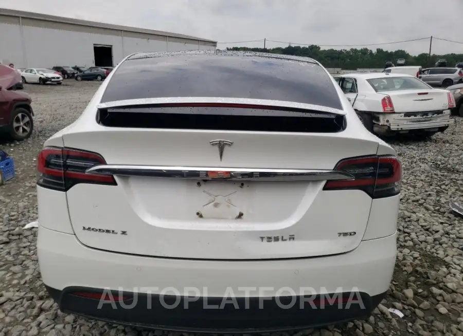 TESLA MODEL X 2017 vin 5YJXCBE23HF075848 from auto auction Copart