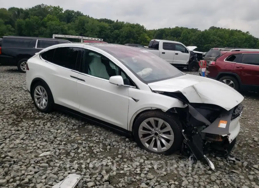 TESLA MODEL X 2017 vin 5YJXCBE23HF075848 from auto auction Copart