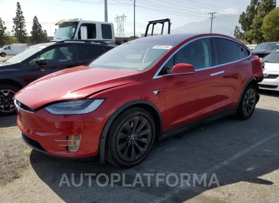 TESLA MODEL X 2018 vin 5YJXCBE2XJF089042 from auto auction Copart