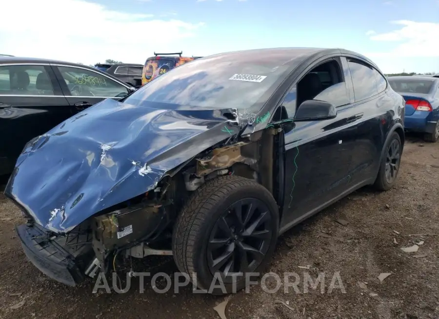 TESLA MODEL X 2023 vin 7SAXCBE63PF375068 from auto auction Copart