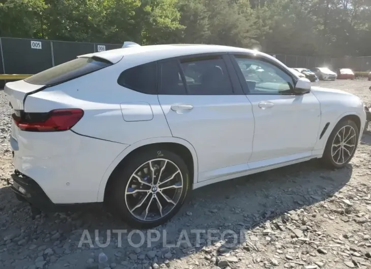 BMW X4 2021 vin 5UX2V1C0XM9F18468 from auto auction Copart