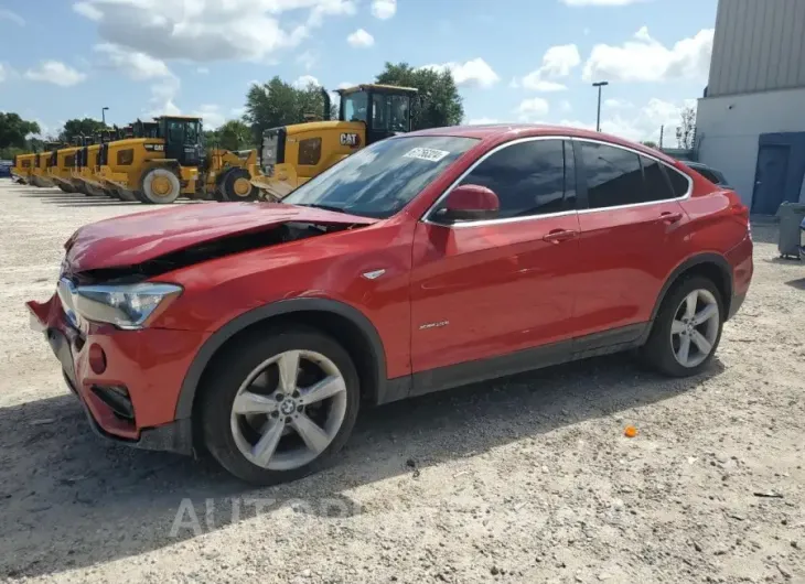 BMW X4 XDRIVE2 2016 vin 5UXXW3C56G0R23095 from auto auction Copart