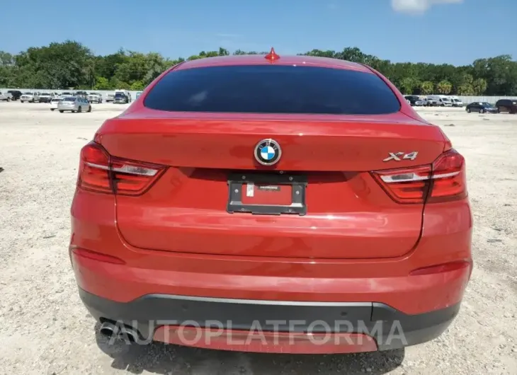 BMW X4 XDRIVE2 2016 vin 5UXXW3C56G0R23095 from auto auction Copart