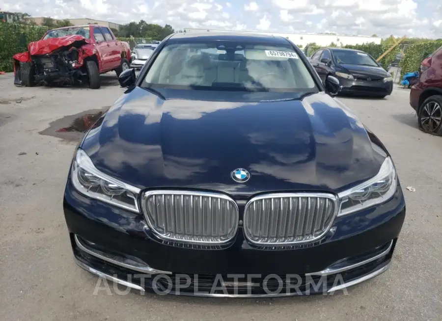 BMW 750 I 2018 vin WBA7F0C52JGM24063 from auto auction Copart