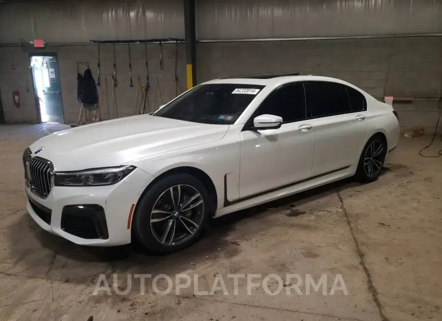 BMW 740 XI 2020 vin WBA7T4C04LGG62734 from auto auction Copart