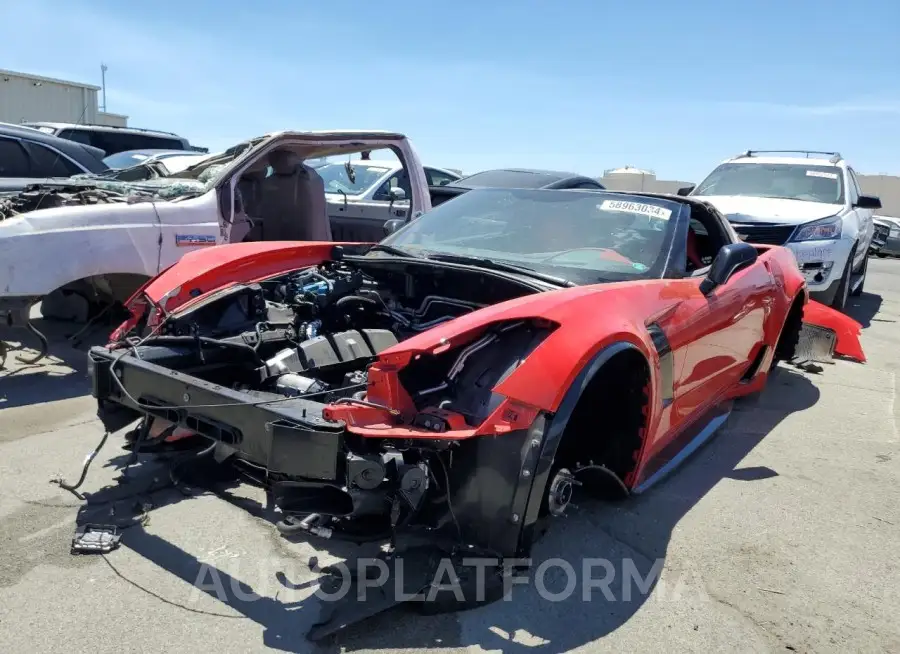 CHEVROLET CORVETTE Z 2019 vin 1G1YS2D67K5606630 from auto auction Copart