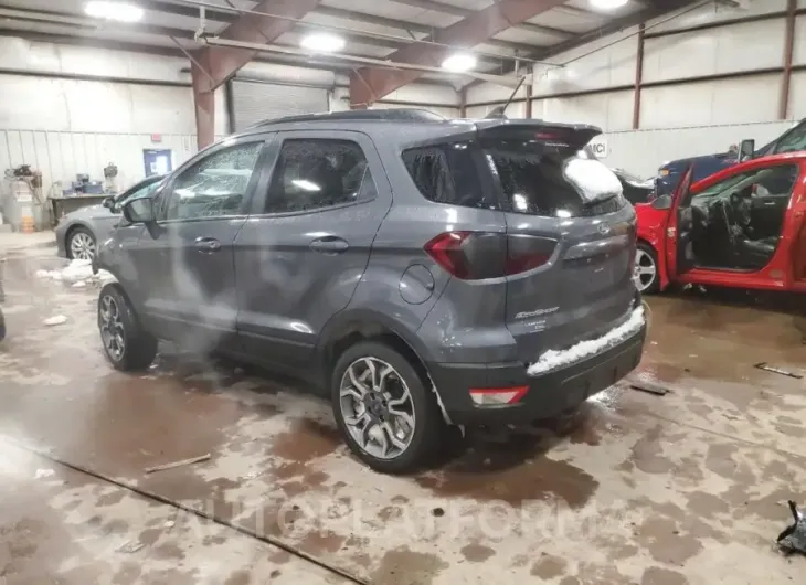 FORD ECOSPORT S 2020 vin MAJ6S3JL4LC391578 from auto auction Copart