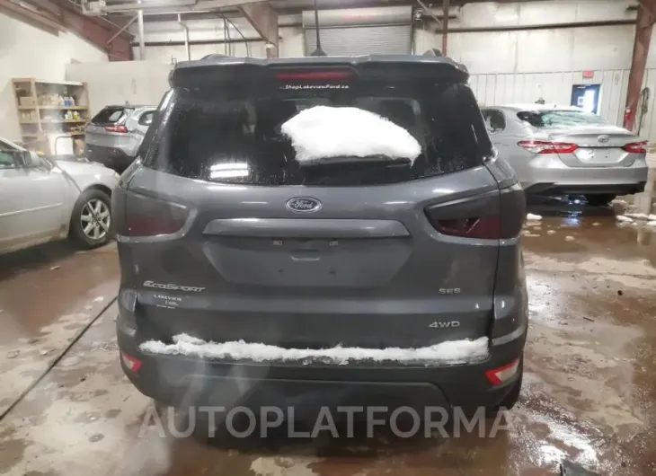 FORD ECOSPORT S 2020 vin MAJ6S3JL4LC391578 from auto auction Copart