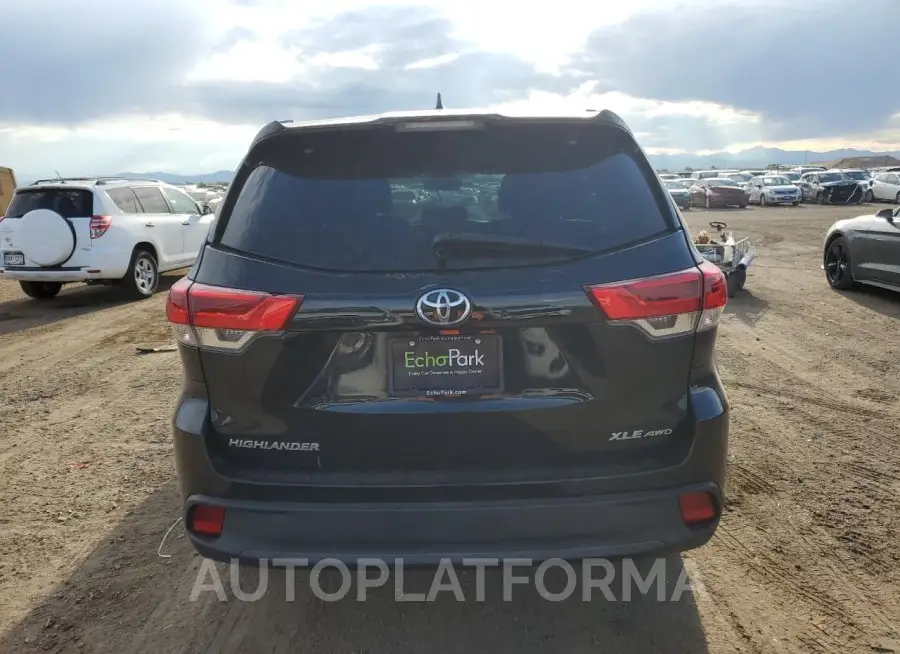 TOYOTA HIGHLANDER 2019 vin 5TDJZRFH4KS570580 from auto auction Copart