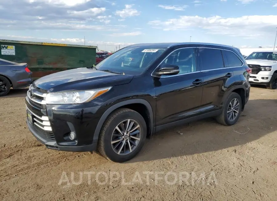 TOYOTA HIGHLANDER 2019 vin 5TDJZRFH4KS570580 from auto auction Copart