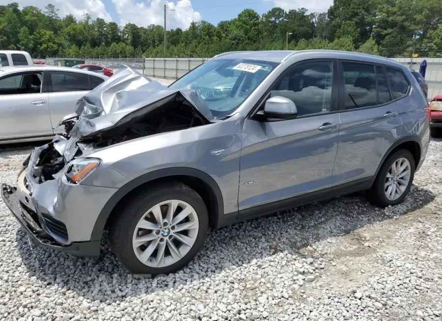 BMW X3 XDRIVE2 2016 vin 5UXWX9C51G0D77546 from auto auction Copart