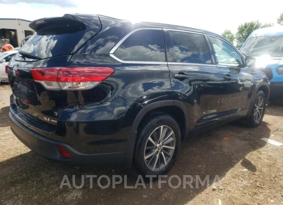 TOYOTA HIGHLANDER 2018 vin 5TDJZRFH8JS562299 from auto auction Copart