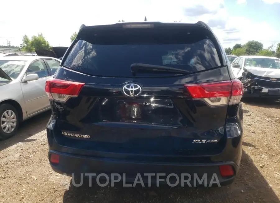 TOYOTA HIGHLANDER 2018 vin 5TDJZRFH8JS562299 from auto auction Copart