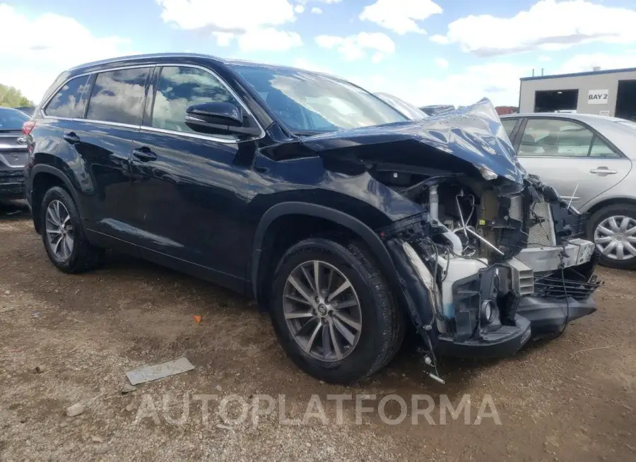 TOYOTA HIGHLANDER 2018 vin 5TDJZRFH8JS562299 from auto auction Copart