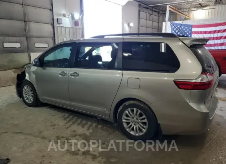 TOYOTA SIENNA XLE 2015 vin 5TDYK3DC3FS679786 from auto auction Copart