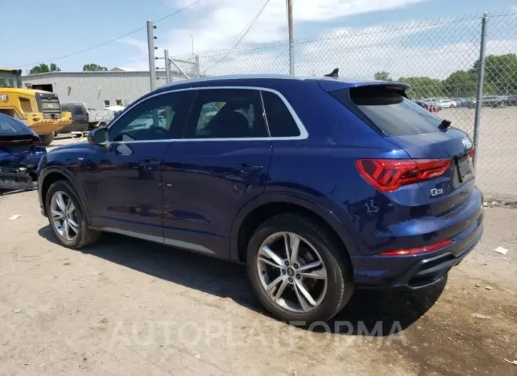 AUDI Q3 PREMIUM 2021 vin WA1EECF35M1035623 from auto auction Copart