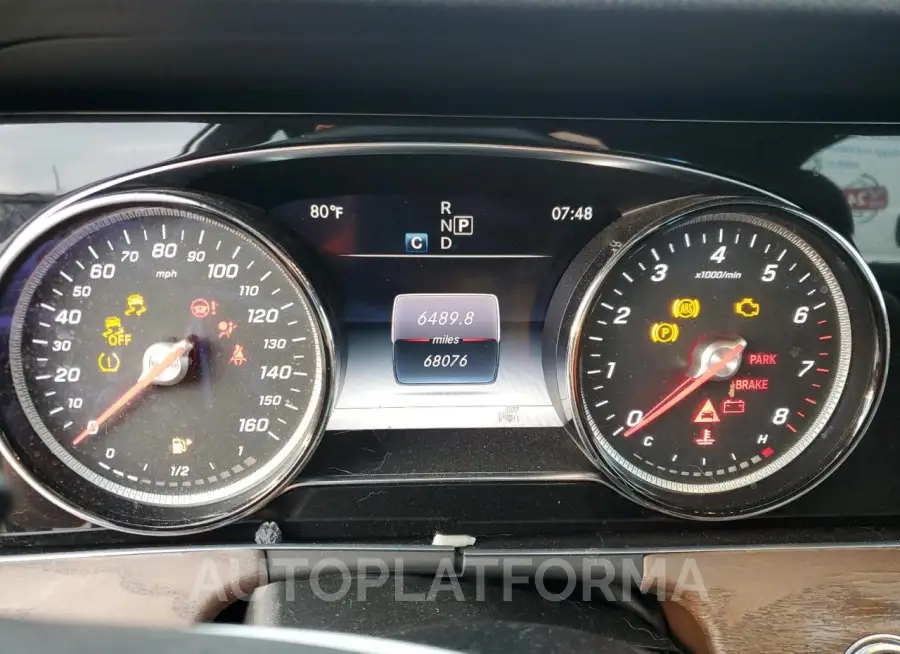 MERCEDES-BENZ E 300 2018 vin WDDZF4JB9JA455363 from auto auction Copart