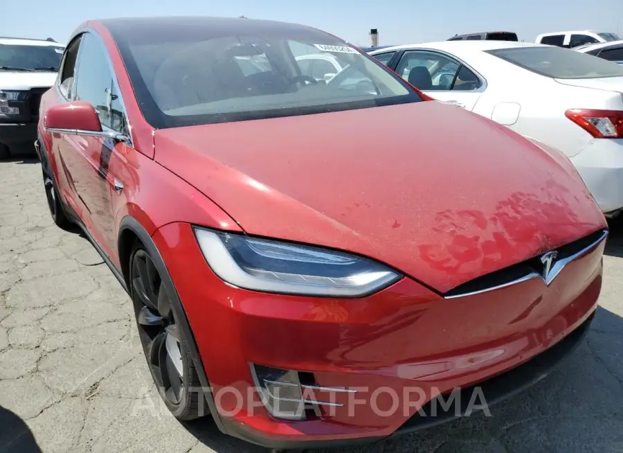 TESLA MODEL X 2017 vin 5YJXCBE21HF038300 from auto auction Copart