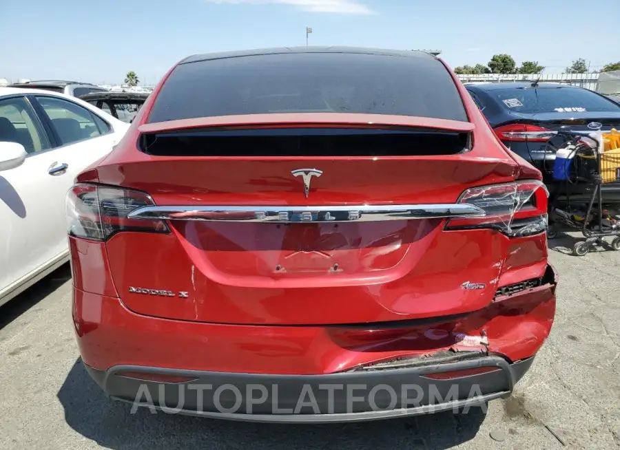 TESLA MODEL X 2017 vin 5YJXCBE21HF038300 from auto auction Copart