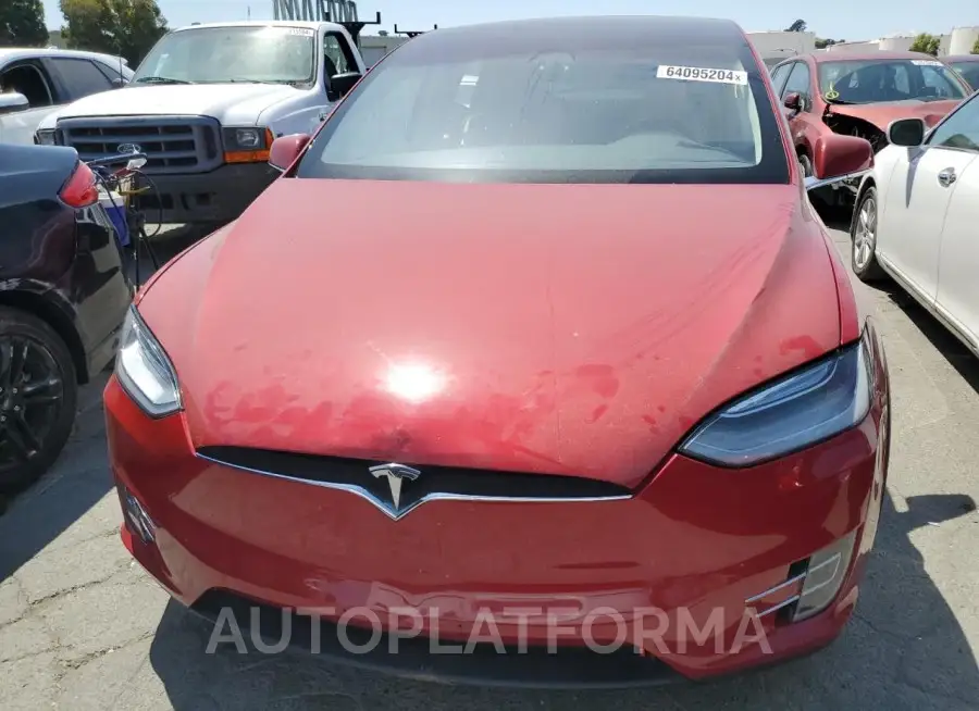 TESLA MODEL X 2017 vin 5YJXCBE21HF038300 from auto auction Copart