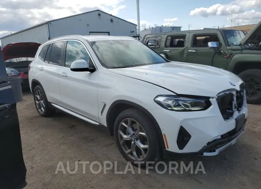 BMW X3 XDRIVE3 2022 vin 5UX53DP08N9J14095 from auto auction Copart