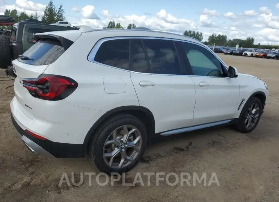 BMW X3 XDRIVE3 2022 vin 5UX53DP08N9J14095 from auto auction Copart