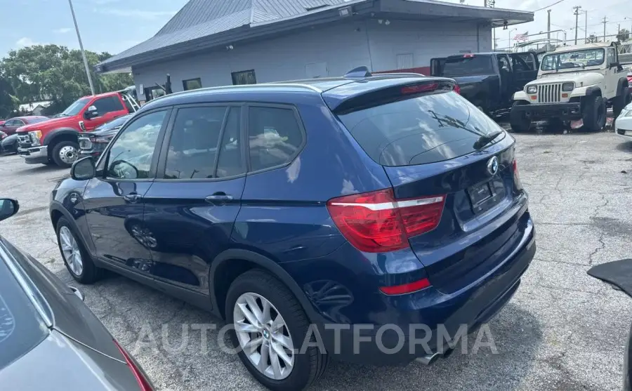 BMW X3 XDRIVE2 2016 vin 5UXWX9C57G0D89085 from auto auction Copart