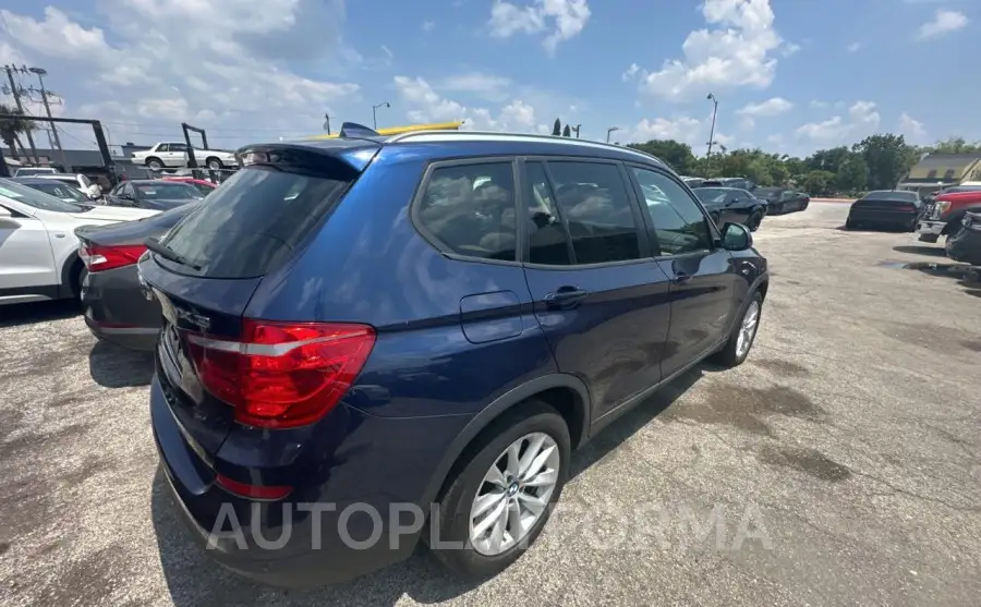 BMW X3 XDRIVE2 2016 vin 5UXWX9C57G0D89085 from auto auction Copart