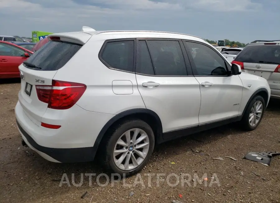 BMW X3 SDRIVE2 2017 vin 5UXWZ7C32H0X39721 from auto auction Copart