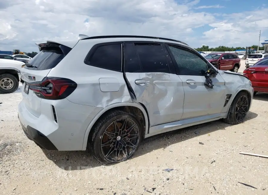 BMW X3 M 2022 vin 5YM13EC08N9M68752 from auto auction Copart