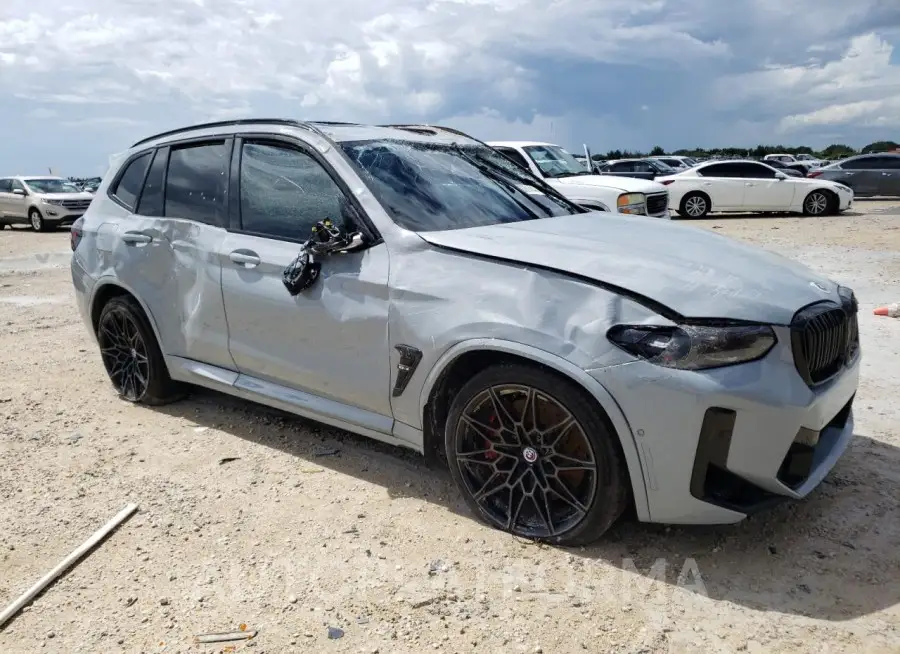 BMW X3 M 2022 vin 5YM13EC08N9M68752 from auto auction Copart