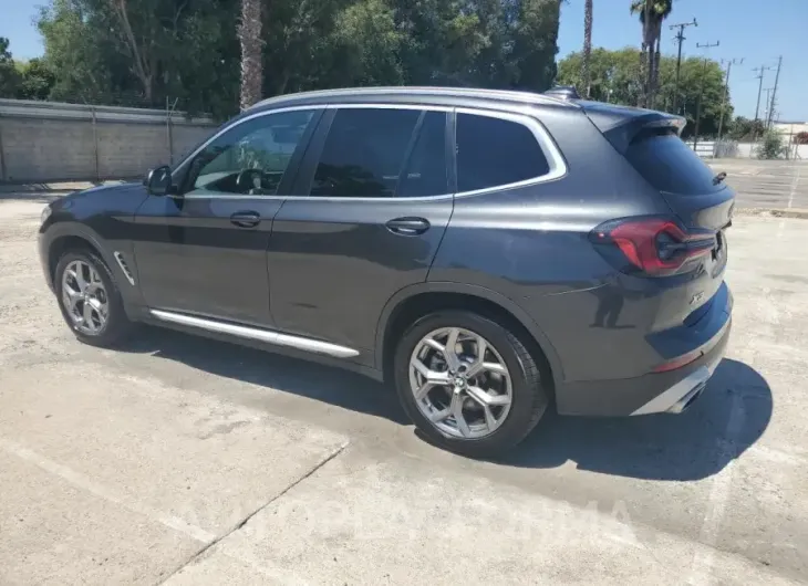 BMW X3 XDRIVE3 2022 vin WBX57DP09NN178209 from auto auction Copart