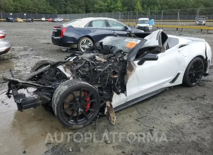 CHEVROLET CORVETTE G 2017 vin 1G1YW2D78H5105994 from auto auction Copart