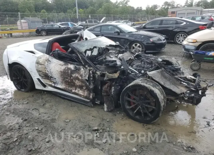 CHEVROLET CORVETTE G 2017 vin 1G1YW2D78H5105994 from auto auction Copart