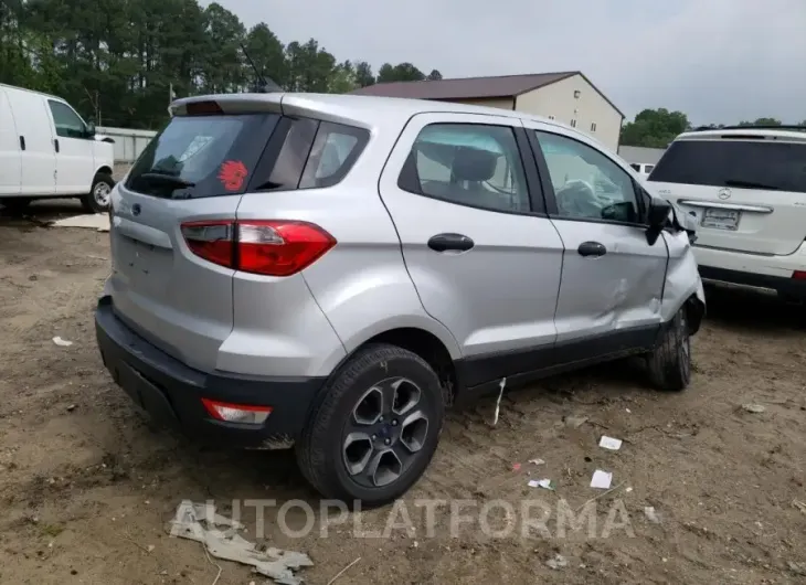 FORD ECOSPORT S 2021 vin MAJ3S2FE3MC395565 from auto auction Copart