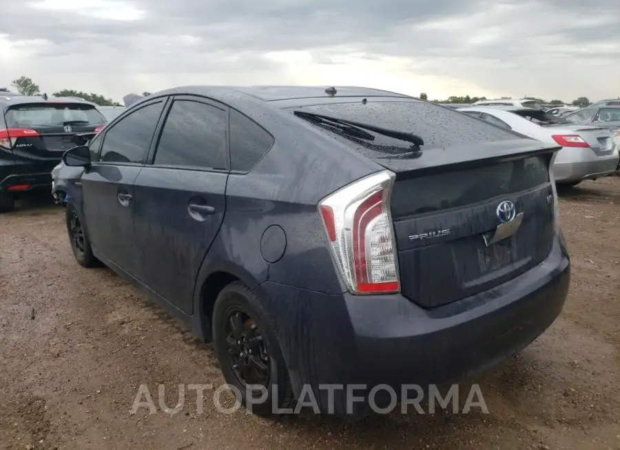 TOYOTA PRIUS 2015 vin JTDKN3DUXF1962995 from auto auction Copart