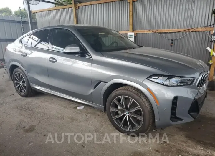 BMW X6 XDRIVE4 2024 vin 5UX33EX04R9V84014 from auto auction Copart