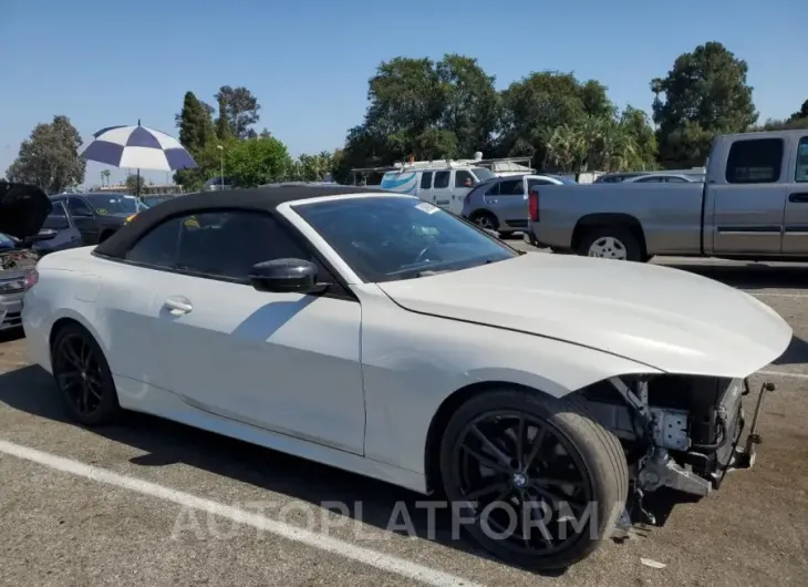 BMW 430I 2022 vin WBA23AT08NCK57220 from auto auction Copart