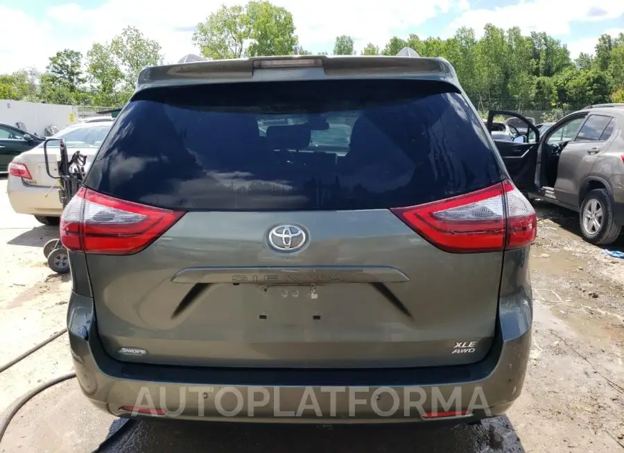 TOYOTA SIENNA XLE 2020 vin 5TDDZ3DCXLS251137 from auto auction Copart